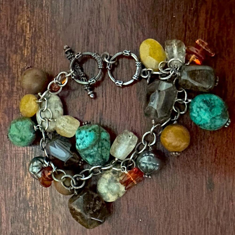 Silpada Multi-Gemstone Cha Cha Bracelet